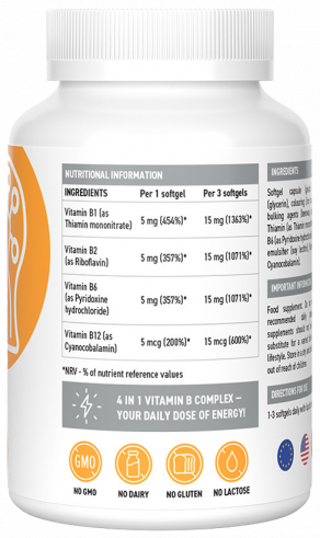 Ultrasupps Vitamin B Complex, 90 капсул