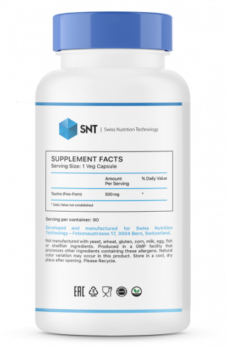 SNT Taurine, 90 капсул