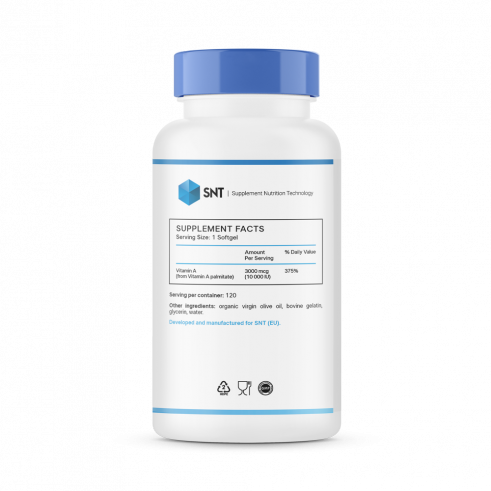 SNT Vitamin A, Витамин А, 120 капсул