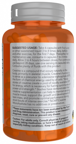 NOW Creatine Monohydrate 750 mg