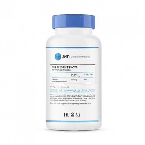 SNT Chromium Picolinate 200 mg, 90 капсул