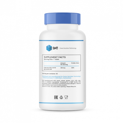 SNT Methyl Folate, 60 таблеток