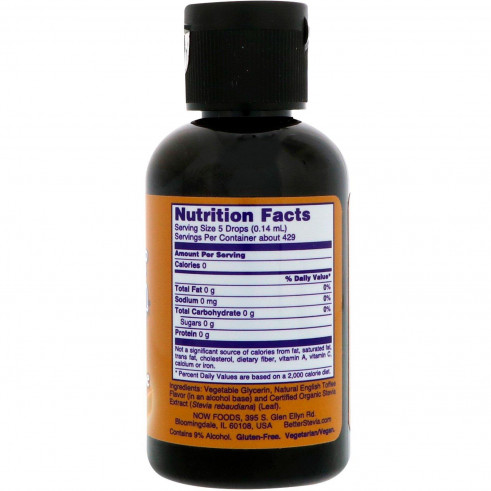 NOW BETTER STEVIA LIQ, 59 мл