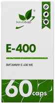 Natural Supp Токоферол (Витамин E), 60 капсул